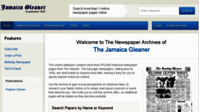 What Gleanerarchives.com website looked like in 2016 (7 years ago)