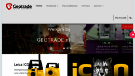 What Geotrade.nl website looked like in 2016 (7 years ago)