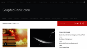 What Graphicpanic.com website looked like in 2016 (7 years ago)