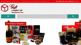 What Giftwrappedup.com.au website looked like in 2016 (7 years ago)