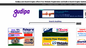 What Gudipa.com website looked like in 2016 (7 years ago)