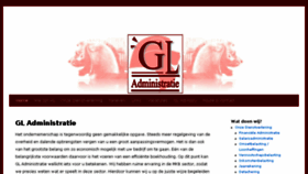 What Gladministratie.nl website looked like in 2016 (7 years ago)