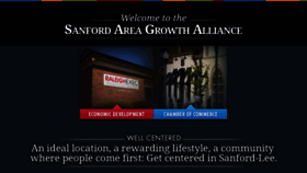 What Growsanfordnc.com website looked like in 2016 (7 years ago)