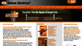 What Galvanelectrical.com website looked like in 2016 (7 years ago)