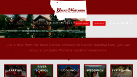 What Greatnorthernresort.com website looked like in 2016 (7 years ago)