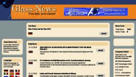 What Glass-news.com website looked like in 2016 (7 years ago)