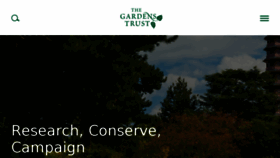 What Gardenhistorysociety.org website looked like in 2016 (7 years ago)
