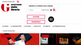 What Giornaledellalibreria.it website looked like in 2016 (7 years ago)