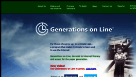 What Generationsonline.com website looked like in 2016 (7 years ago)