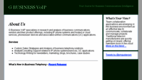 What Gbusinessvoip.com website looked like in 2016 (7 years ago)