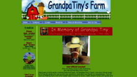 What Grandpatinysfarm.com website looked like in 2016 (7 years ago)