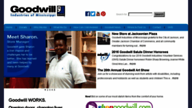 What Goodwillms.org website looked like in 2016 (7 years ago)