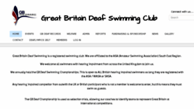 What Gbdeafswimming.org website looked like in 2016 (7 years ago)