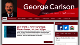 What Georgecarlson.ca website looked like in 2016 (7 years ago)