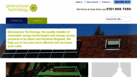 What Greenpower-technology.co.uk website looked like in 2016 (7 years ago)