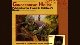 What Gingerbreadbooks.com website looked like in 2016 (7 years ago)