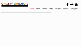What Galleryguichard.com website looked like in 2016 (7 years ago)