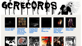 What Gcrecords.bandcamp.com website looked like in 2016 (7 years ago)