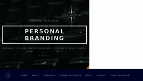 What Guidemypersonalbrand.com website looked like in 2016 (7 years ago)