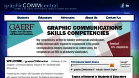 What Graphiccommcentral.org website looked like in 2016 (7 years ago)