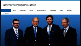What Gerwing-nonnenmacher-goeken.de website looked like in 2016 (7 years ago)