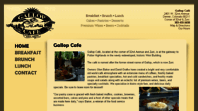 What Gallopcafe.com website looked like in 2016 (7 years ago)