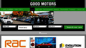 What Good-motors.co.uk website looked like in 2016 (7 years ago)