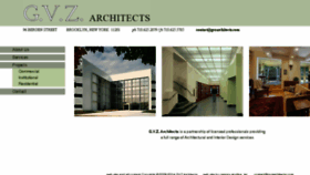 What Gvzarchitects.com website looked like in 2016 (7 years ago)