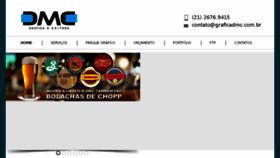 What Graficadmc.com.br website looked like in 2016 (7 years ago)