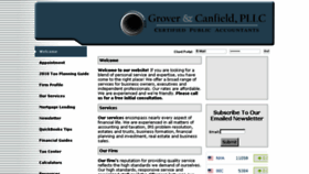 What Grovercanfield.com website looked like in 2017 (7 years ago)