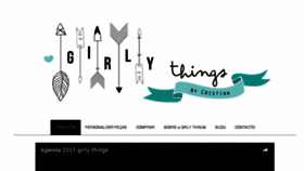 What Girly-things.com website looked like in 2017 (7 years ago)