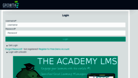 What Growthacademy.co.uk website looked like in 2017 (7 years ago)