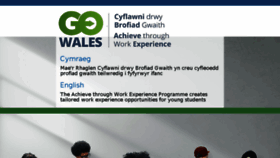 What Gowales.co.uk website looked like in 2017 (7 years ago)