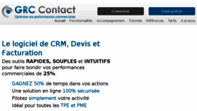 What Grc-contact.fr website looked like in 2017 (7 years ago)
