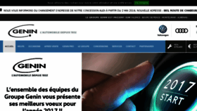 What Groupe-genin.fr website looked like in 2017 (7 years ago)