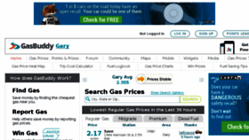 What Garygasprices.com website looked like in 2017 (7 years ago)