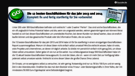 What Geschaeftsideenreport.de website looked like in 2017 (7 years ago)