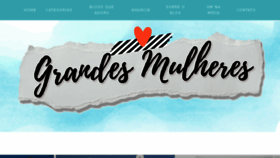 What Grandesmulheres.com website looked like in 2017 (7 years ago)