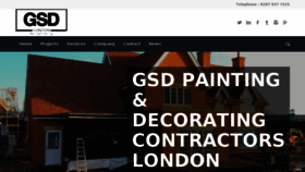 What Gsdecorating.com website looked like in 2017 (7 years ago)