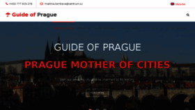 What Guide-prague.net website looked like in 2017 (7 years ago)