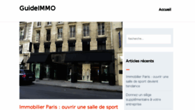 What Guide-immobilier.net website looked like in 2017 (7 years ago)