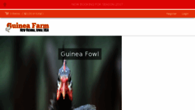 What Guineafarm.com website looked like in 2017 (7 years ago)