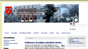 What Gulbene.lv website looked like in 2017 (7 years ago)