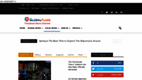 What Globalflare.com website looked like in 2017 (7 years ago)