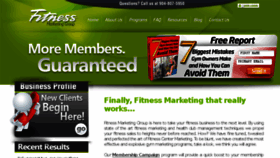 What Gymmarketing.com website looked like in 2017 (7 years ago)