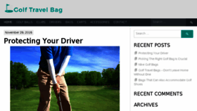What Golftravelbagstore.com website looked like in 2017 (7 years ago)