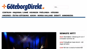 What Goteborgdirekt.se website looked like in 2017 (7 years ago)