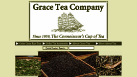 What Gracetea.com website looked like in 2017 (7 years ago)