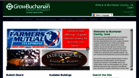 What Growbuchanan.com website looked like in 2017 (7 years ago)