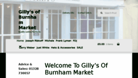 What Gillysofburnhammarket.co.uk website looked like in 2017 (7 years ago)